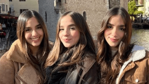 Ana María, primera en la foto a la izquierda, es ahora la única sobreviviente de la tragedia.