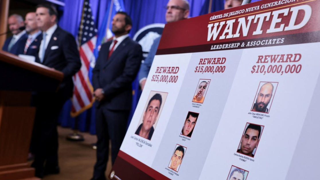 Quiénes son los 8 líderes del CJNG por los que EE.UU. ofrece más de $100 millones de dólares en recompensas