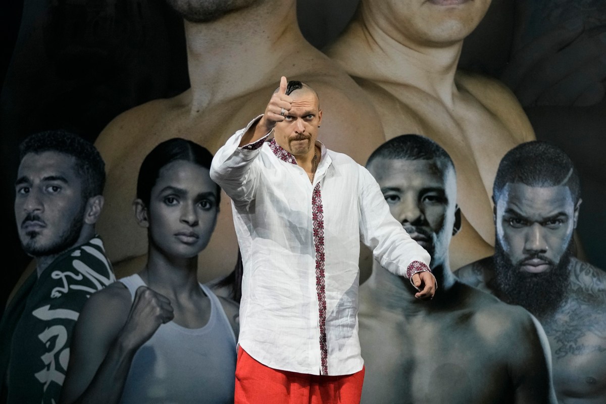 Oleksandr Usyk ya prepara su último baile en el boxeo