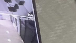 El Fiscal contra la Corrupción en Tamaulipas, Andrés García Repper, en una 'selfie' en su oficina.