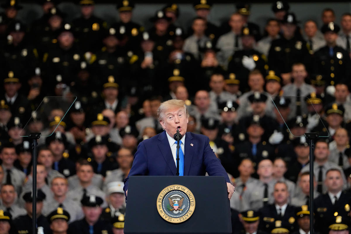 Trump se jacta de haber logrado la mayor reducción de delitos violentos en la historia de EE.UU.