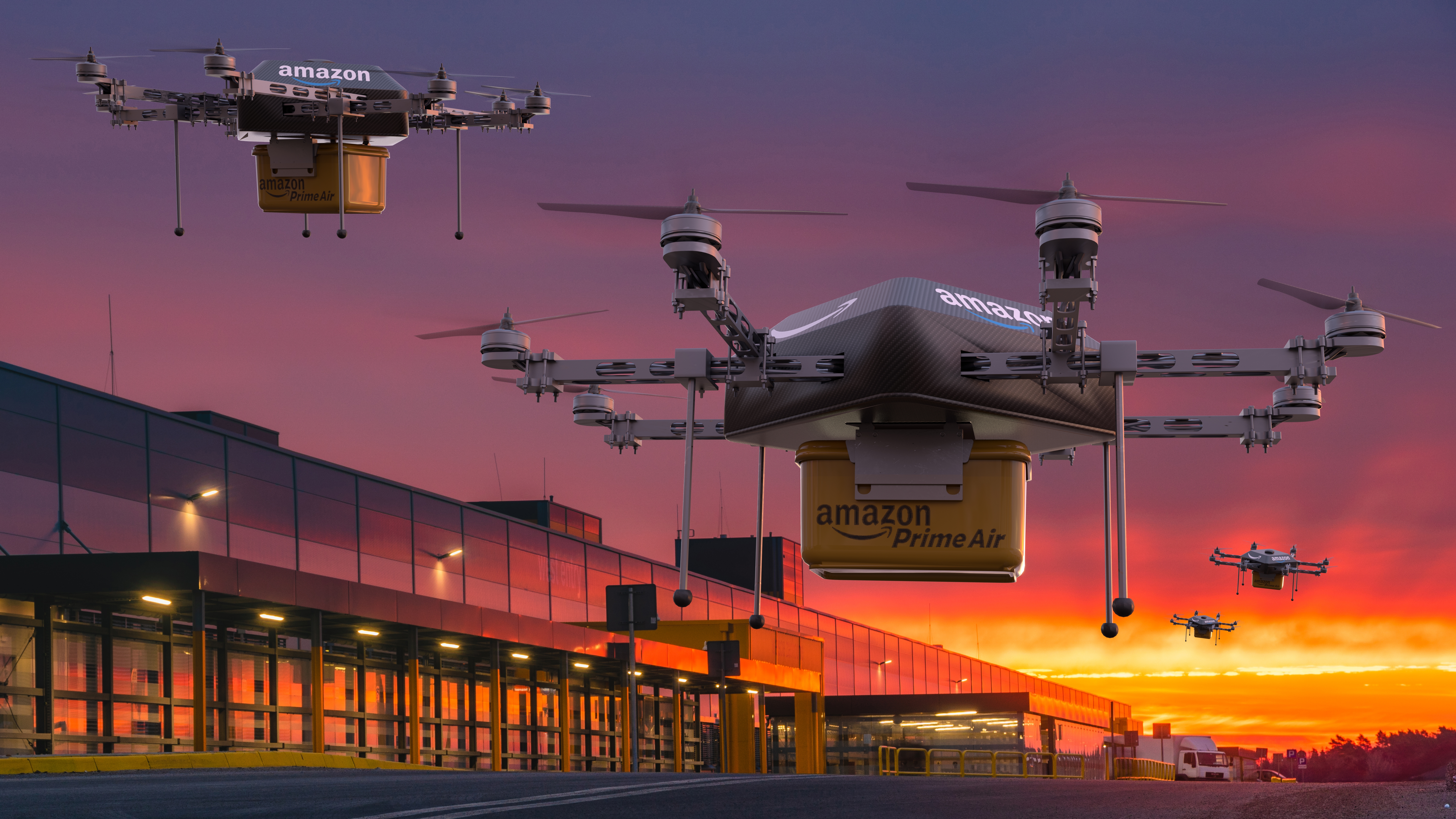 Amazon hará envíos con drones en casi 500 ciudades este año
