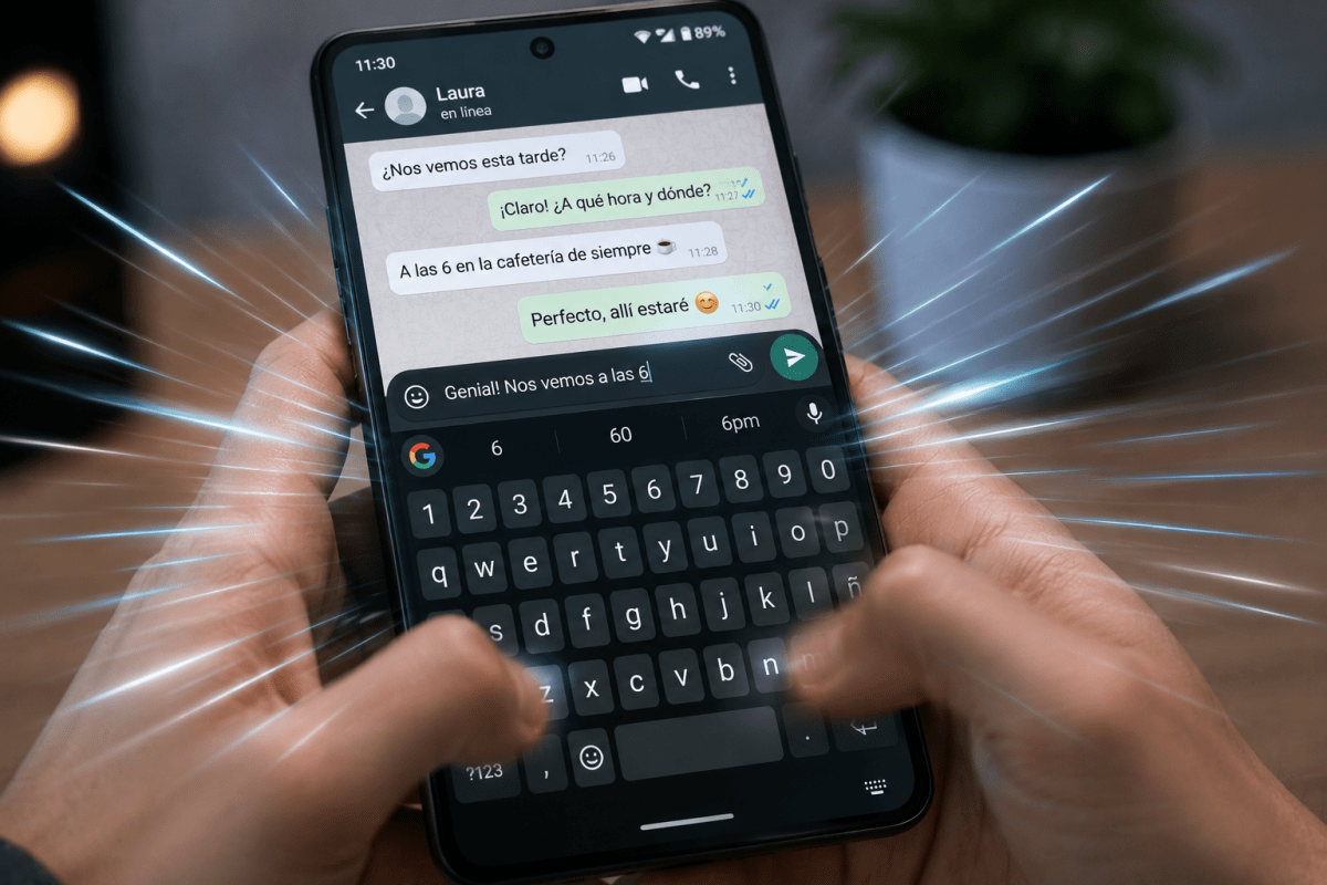 Gboard esconde una animación secreta que solo aparece si escribes a toda velocidad en tu móvil