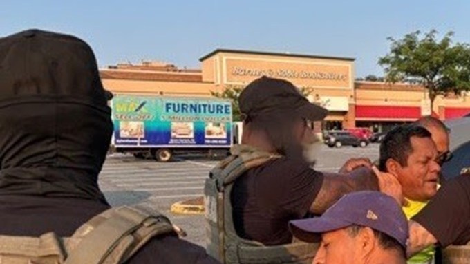 La operación de ICE en Maryland y Virginia fue del 1 al 14 de agosto.