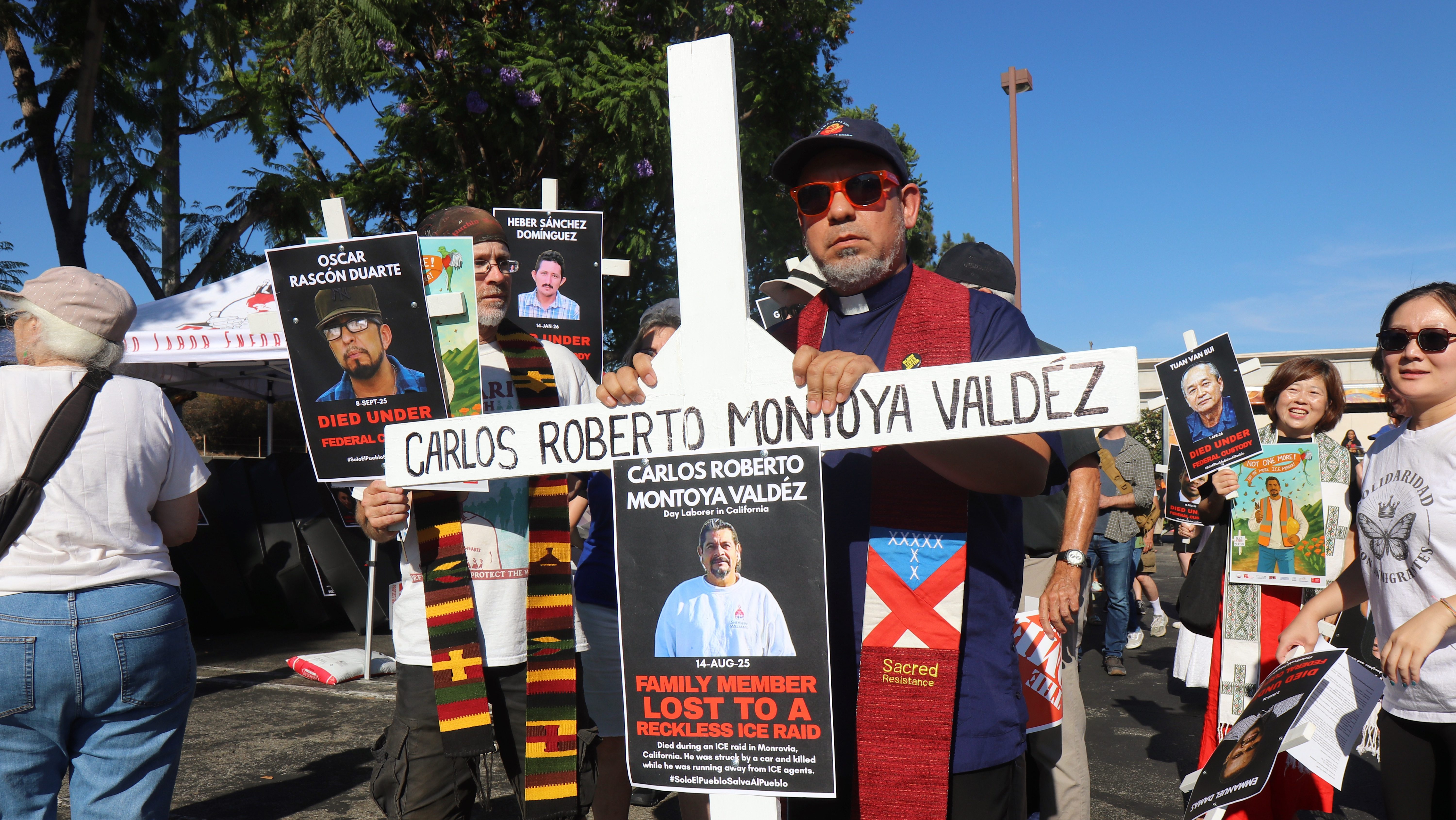 Un año después: honran la memoria del jornalero que murió correteado por ICE