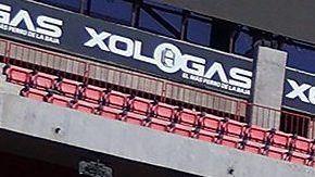 Tijuana, Baja California, 15 de agosto de 2026. Panorámica del estadio, durante el partido correspondiente a la jornada 3 del torneo Apertura 2026 de la Liga Femenil BBVA, entre las Xolas de Tijuana y las Centellas del Necaxa, realizado en el estadio Caliente. Foto: Imago7/ David Vega