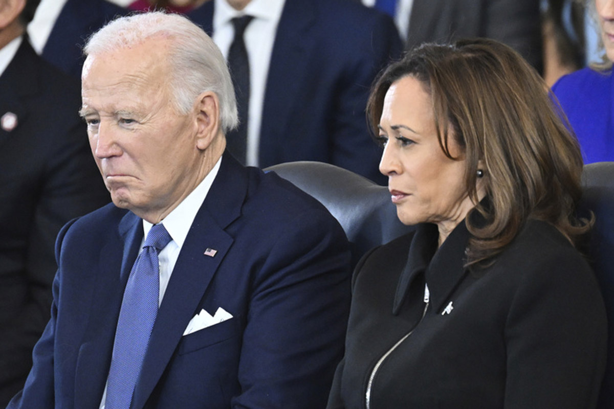 Kamala Harris omite el nombre de Joe Biden al citar a los tres presidentes más eficientes de EE.UU.