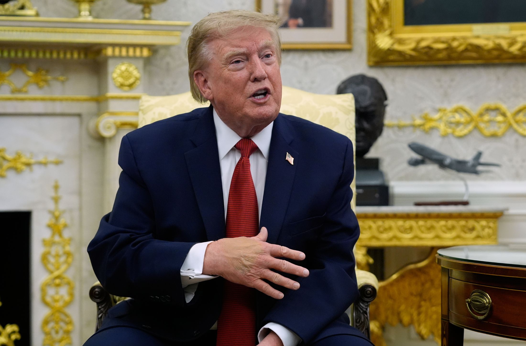 Trump insiste en que el estrecho de Ormuz es un "nuevo territorio estadounidense"