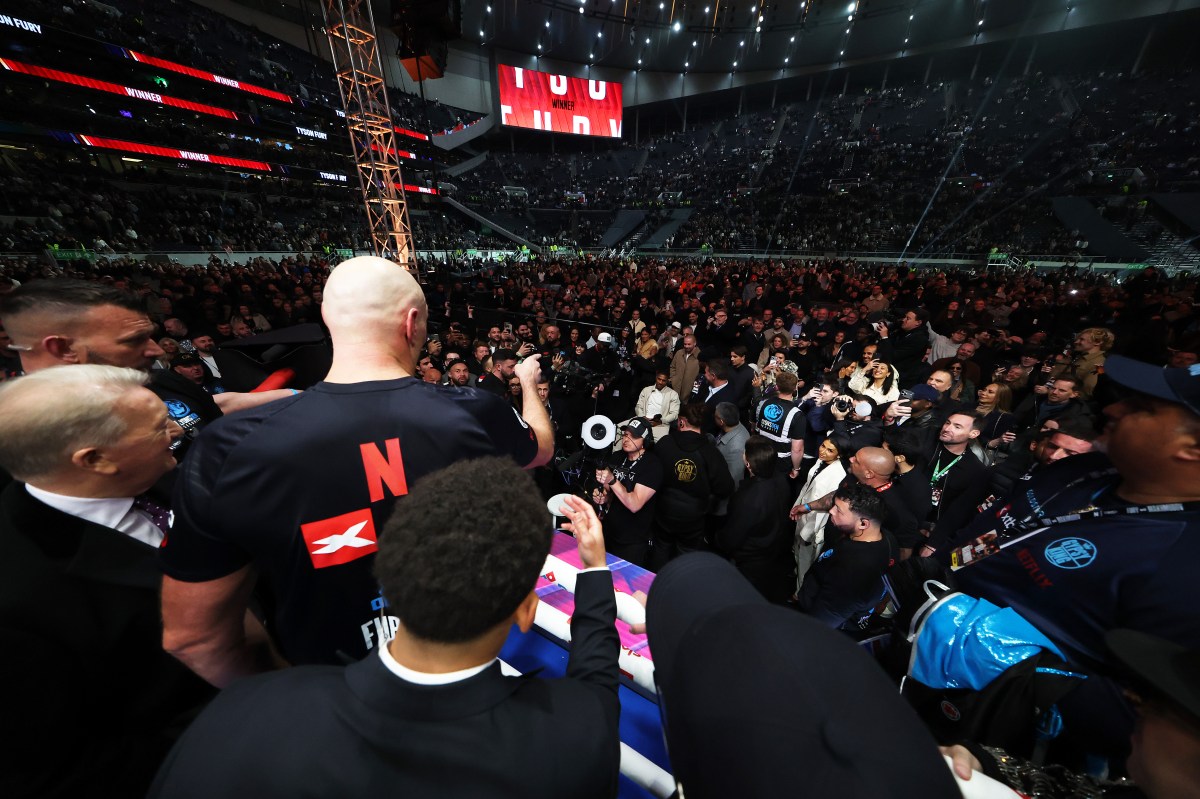 Anthony Joshua y Tyson Fury tendrían el escenario para pelear y será fuera de Inglaterra