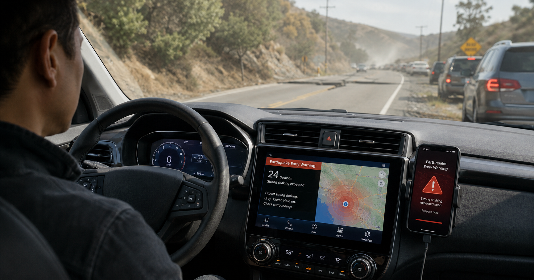 Autos que pueden alertar de un terremoto: cómo funciona la tecnología y qué existe en EE.UU.