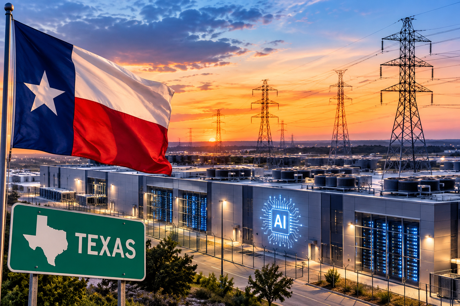 Texas frena los centros de datos de IA: el consumo de energía amenaza la red eléctrica