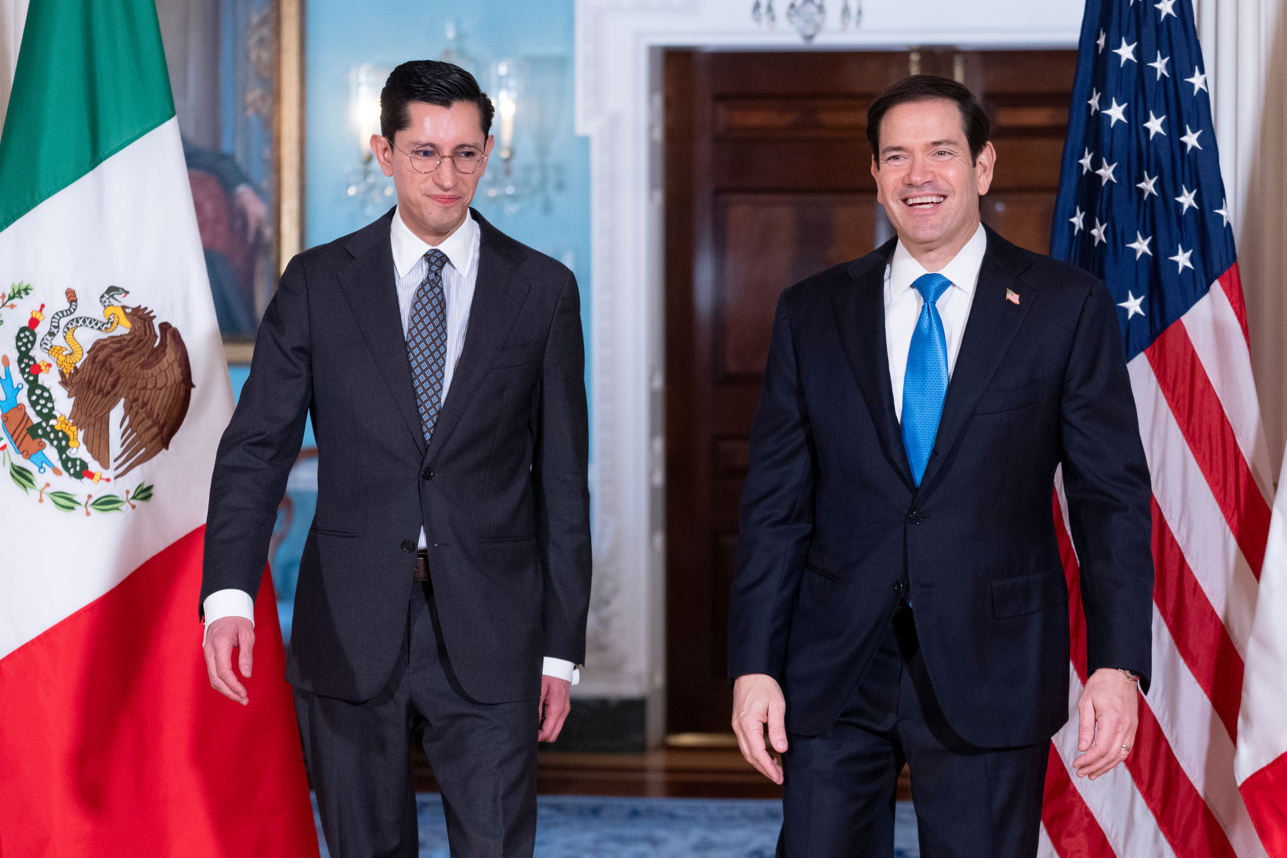 Rubio recibe a diplomáticos de México mientras Ebrard negocia acuerdo para evitar más aranceles