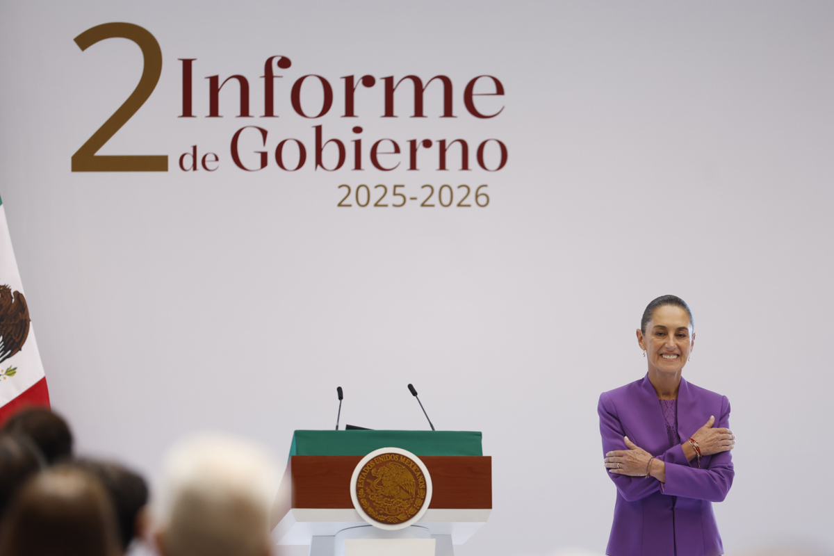 Sheinbaum promete consolidación fiscal sin sacrificar bienestar de México al rendir su Segundo Informe de Gobierno