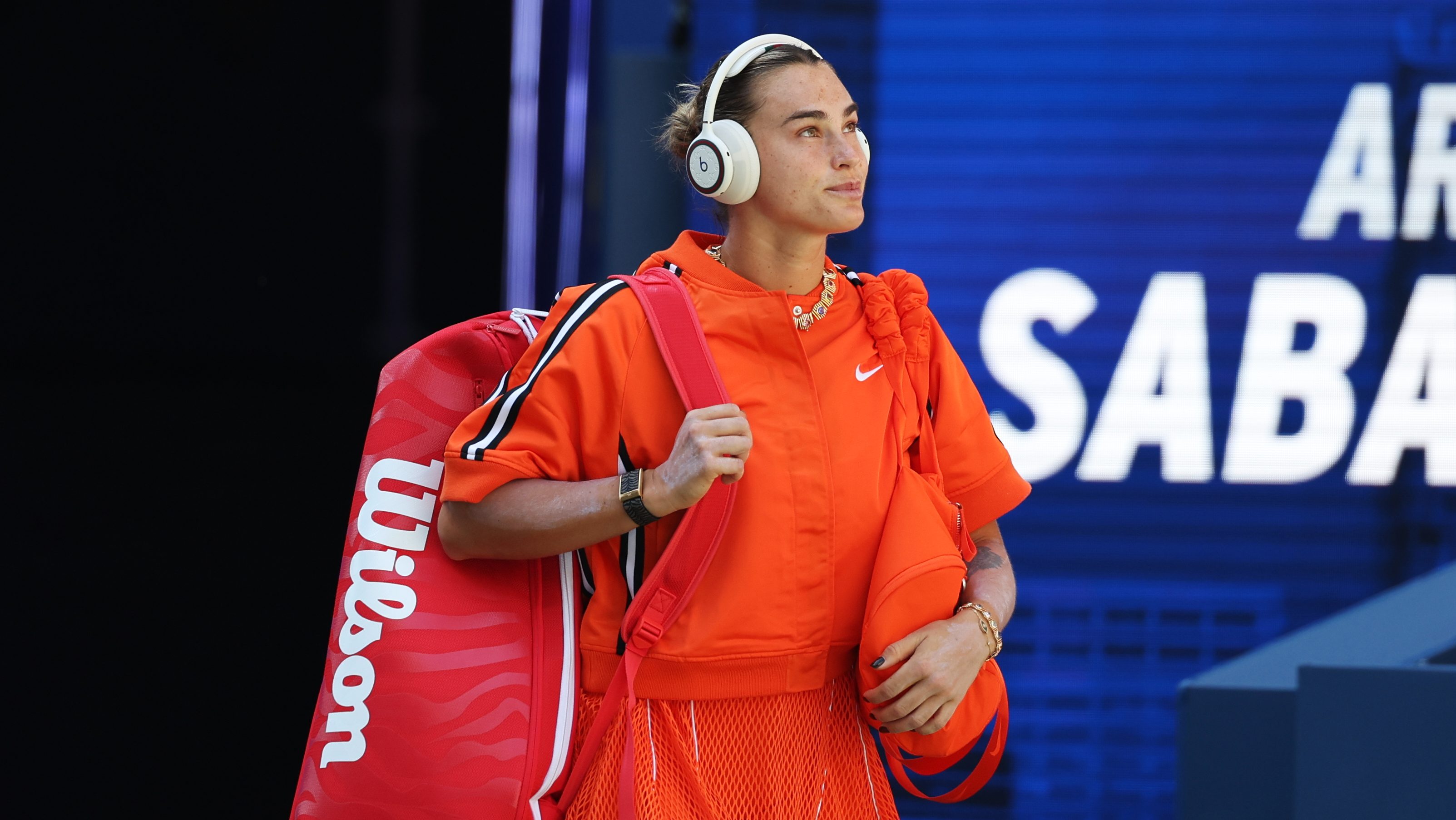 Sabalenka sorprendió al detener un partido del US Open por un olor a marihuana: "Es muy fuerte"