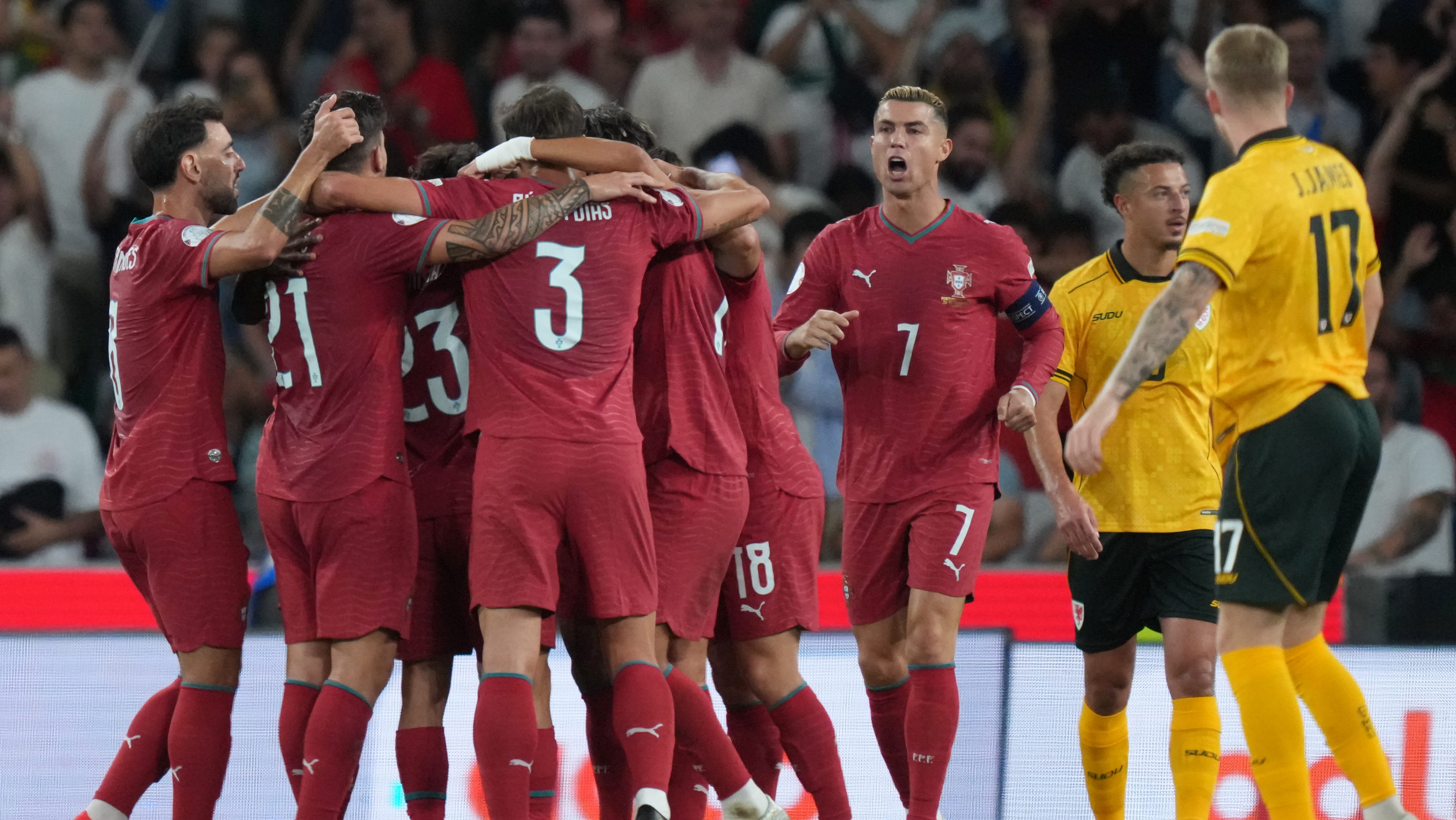 Cristiano Ronaldo se va en blanco en el partido de Portugal; Joao Félix le da el triunfo al equipo