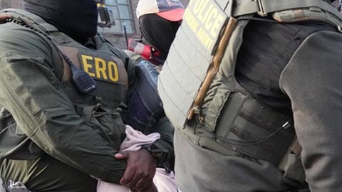 Operativo de detención de inmigrantes