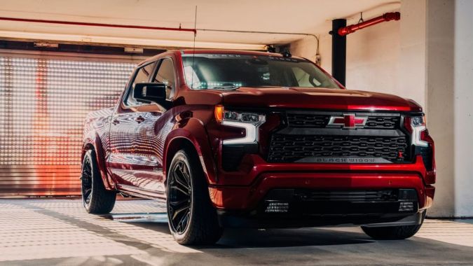 Fox Factory Silverado Black Widow SR