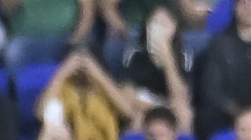 Harrison, Nueva Jersey, Estados Unidos, 29 de septiembre de 2026. Víctor Guzmán anota gol, durante un partido internacional de preparación como parte del MEXTOUR 2026, entre la Selección Nacional de México y la Selección de Perú, realizado en el Sports Illustrated Stadium. Foto: Imago7/ Etzel Espinosa