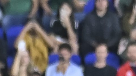 Harrison, Nueva Jersey, Estados Unidos, 29 de septiembre de 2026. Víctor Guzmán anota gol, durante un partido internacional de preparación como parte del MEXTOUR 2026, entre la Selección Nacional de México y la Selección de Perú, realizado en el Sports Illustrated Stadium. Foto: Imago7/ Etzel Espinosa