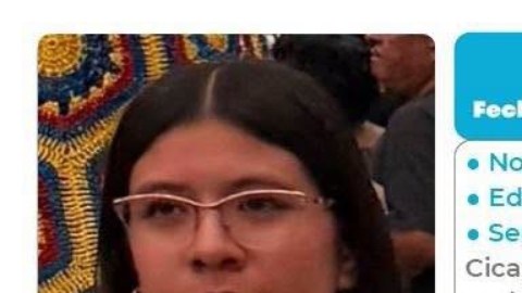 Joven desaparecida
