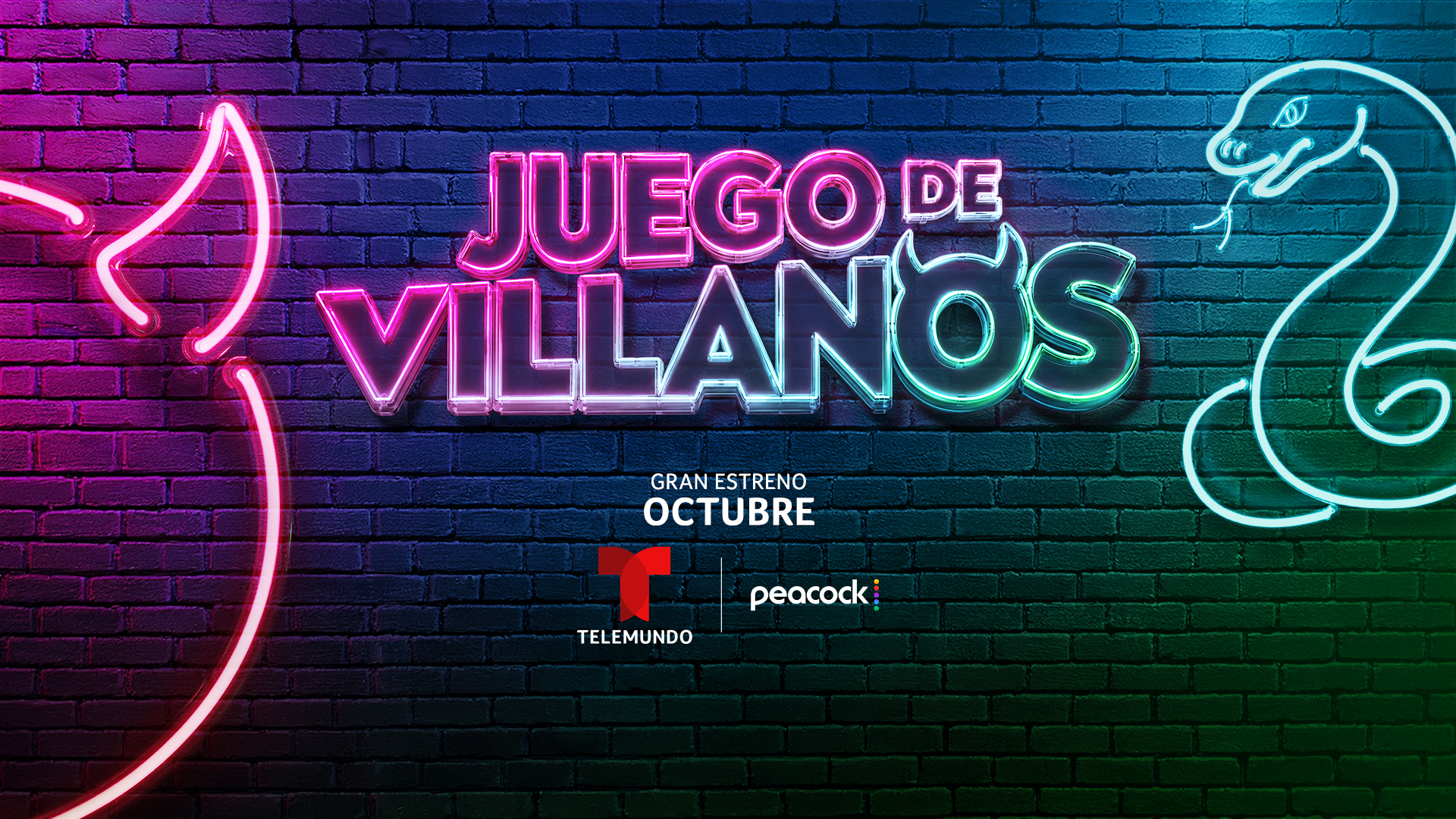 Todo listo para el estreno de "Juego de Villanos" de Telemundo, en Octubre