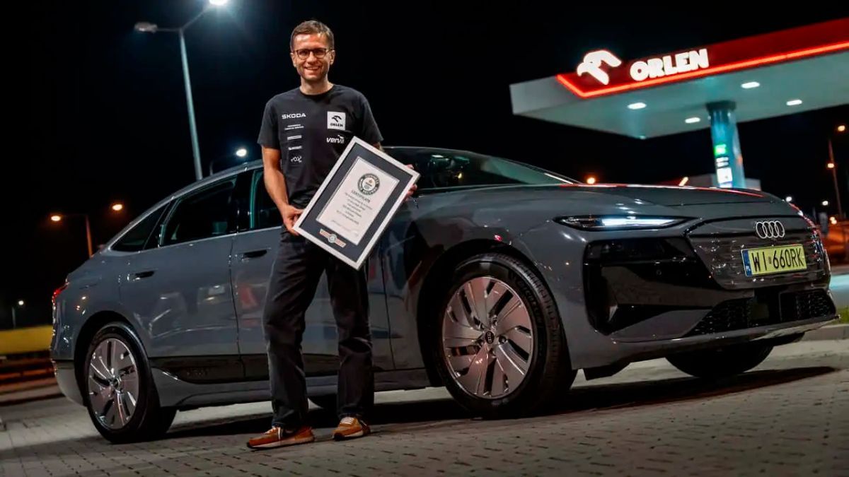 El Audi A6 e-tron rompe récord Guinness tras recorrer 831 millas