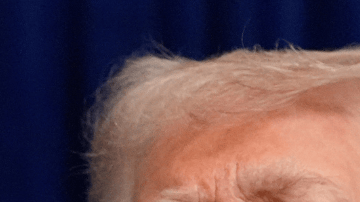 Donald Trump y Dario Amodei.