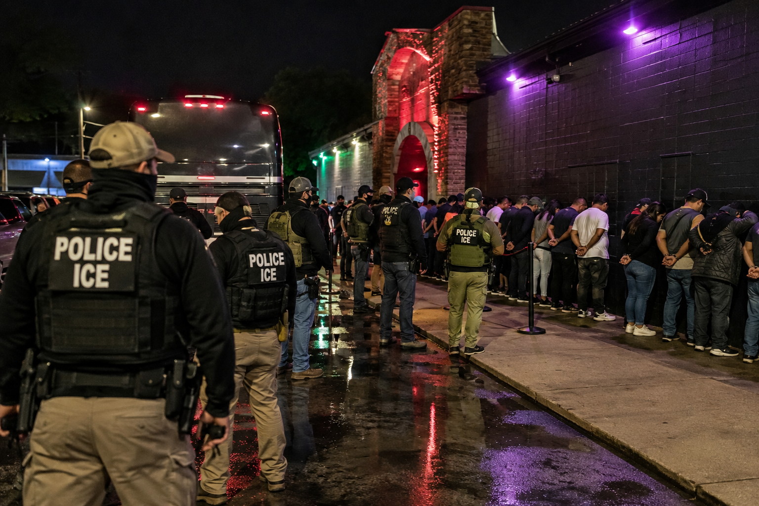ICE arrestó a 121 inmigrantes durante una redada en un club nocturno latino