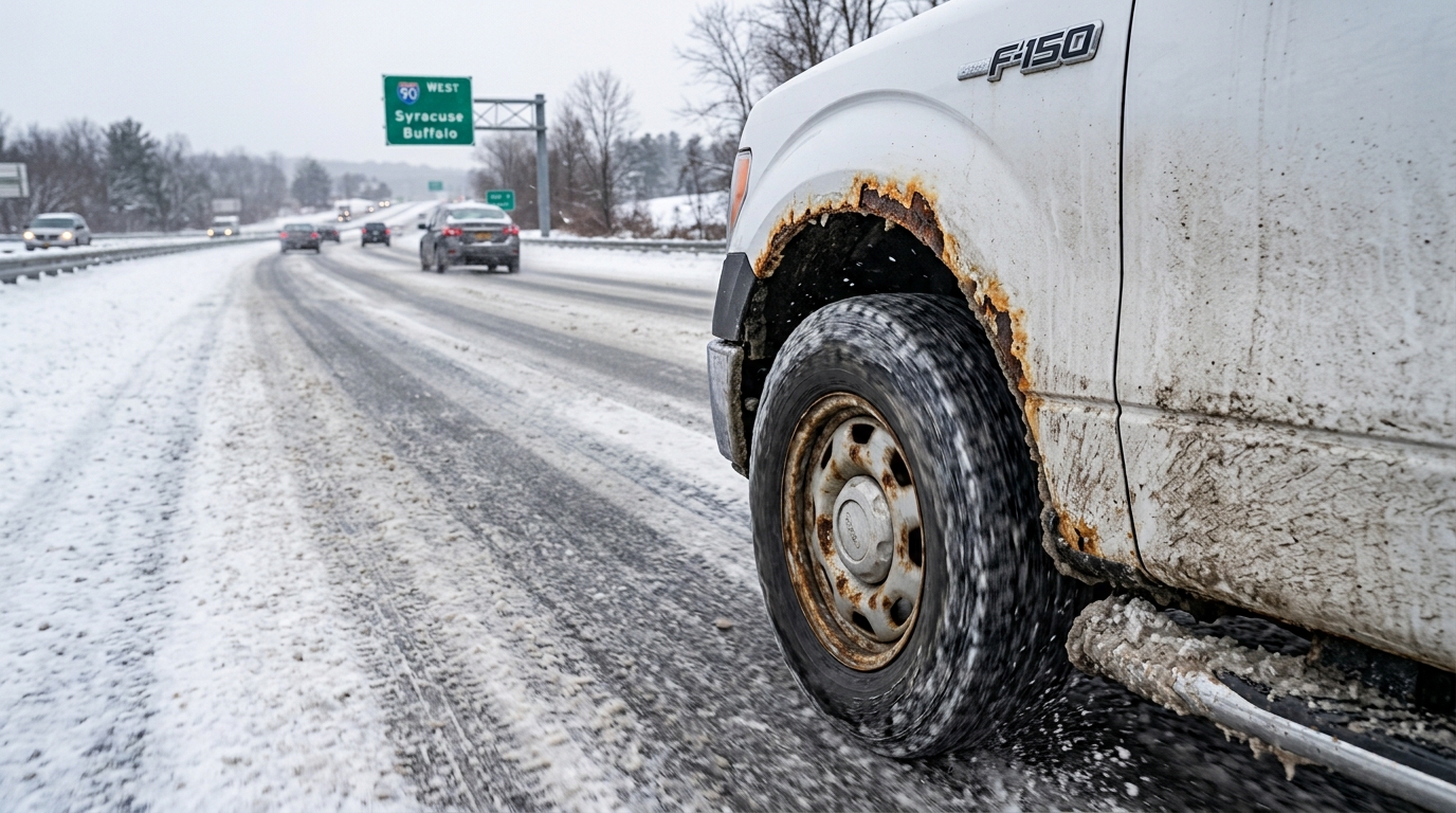 La sal de carretera puede oxidar tu auto: así puedes protegerlo