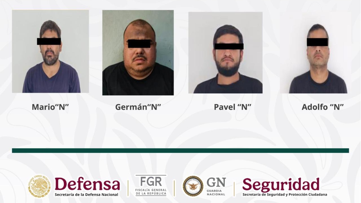 Autoridades mexicanas atrapan a 4 traficantes de armas de Los Chapitos gracias a información de EE.UU.