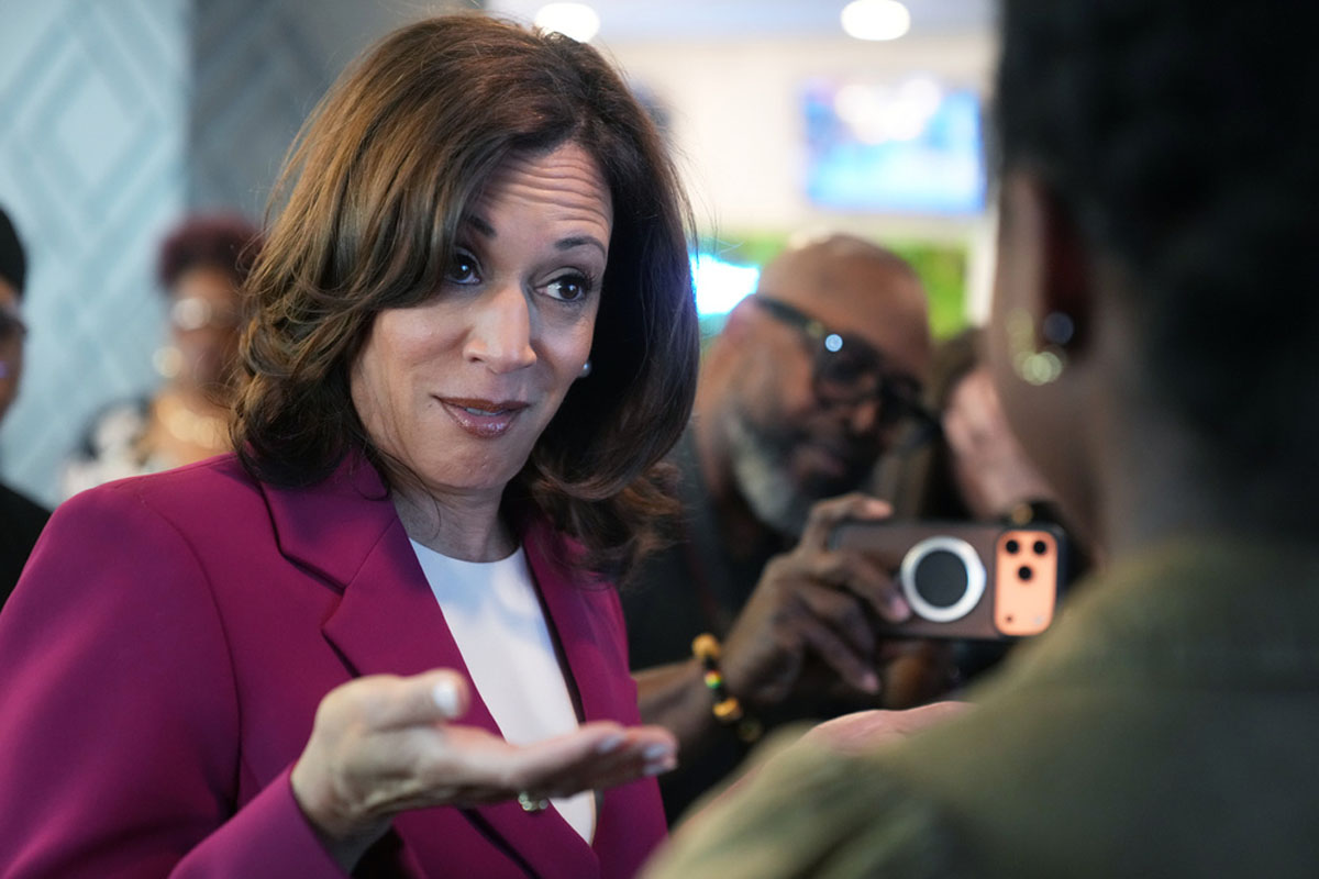 Kamala Harris responsabilizó a Joe Biden por no frenar al gobierno israelí en la "guerra" de Gaza