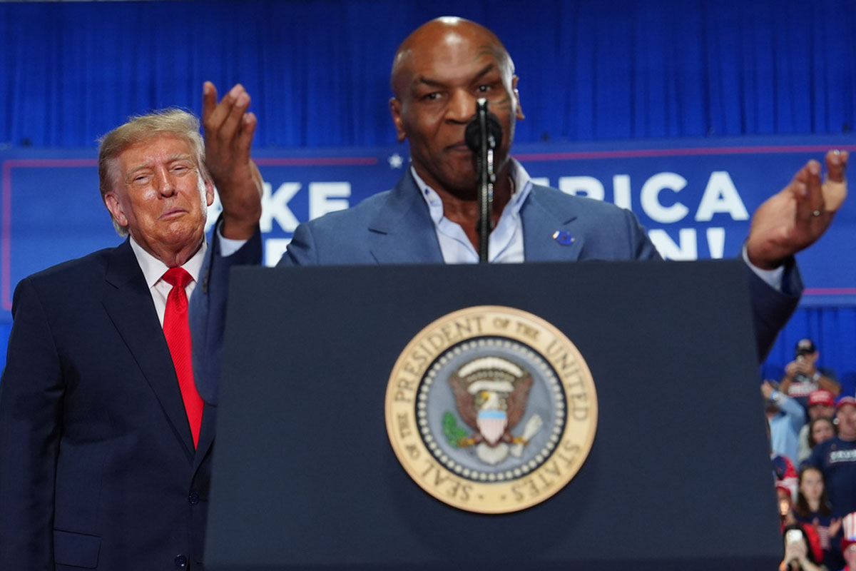 Mike Tyson está convencido de que "Donald Trump ganará" las elecciones intermedias