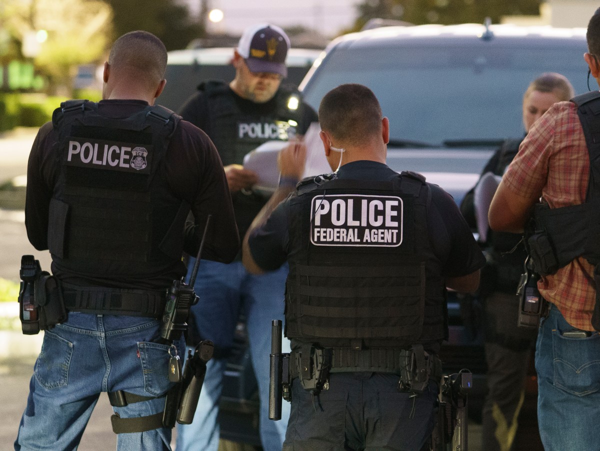 Operativo de ICE sorprende a vendedores ambulantes en el Valle de San Fernando