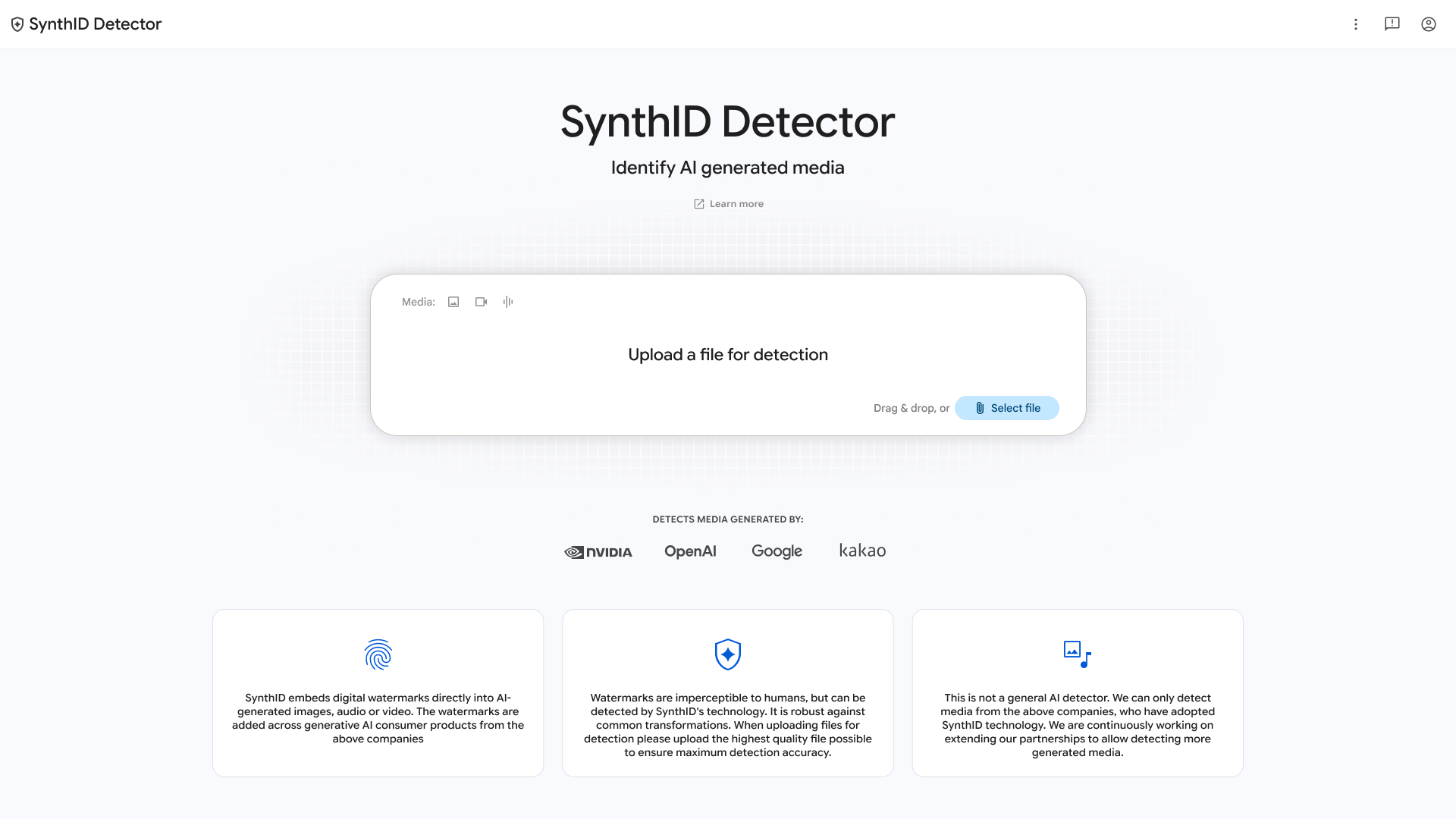 Google lanza un detector de IA gratis para imágenes, videos y audios